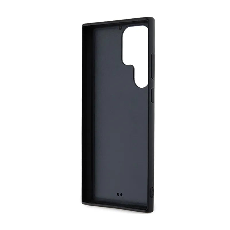 Karl Lagerfeld 3D Rubber Glitter Logo – Samsung Galaxy S23 Ultra dėklas (juodas)