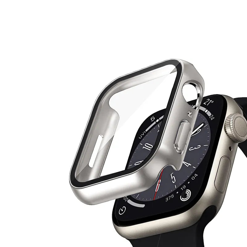 „Crong Hybrid Watch Case“ – dėklas su stiklu, skirtas „Apple Watch 40mm“ (Starlight)
