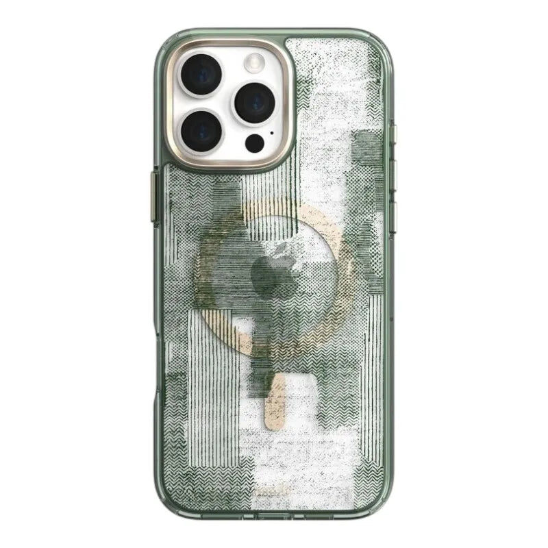 Moshi iGlaze MagSafe – dėklas, skirtas iPhone 16 Pro Max (Sunlit Green)