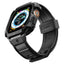 Spigen Rugged Armor Pro dėklas – dirželis su dėklu „Apple Watch Ultra“ 49 mm (juodas)