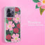 „Rifle Paper Clear“ – auksu dekoruotas dėklas „iPhone 14 Pro“ (Rose Garden)