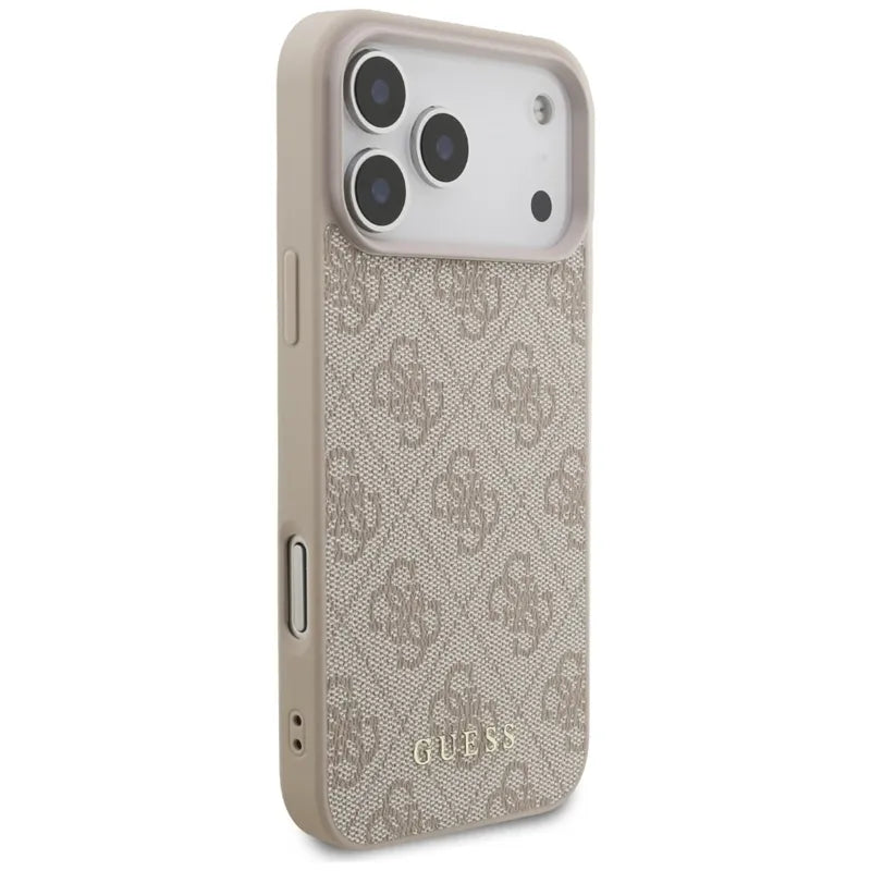 Guess 4G Classic – dėklas iPhone 17 Pro Max (rožinis)