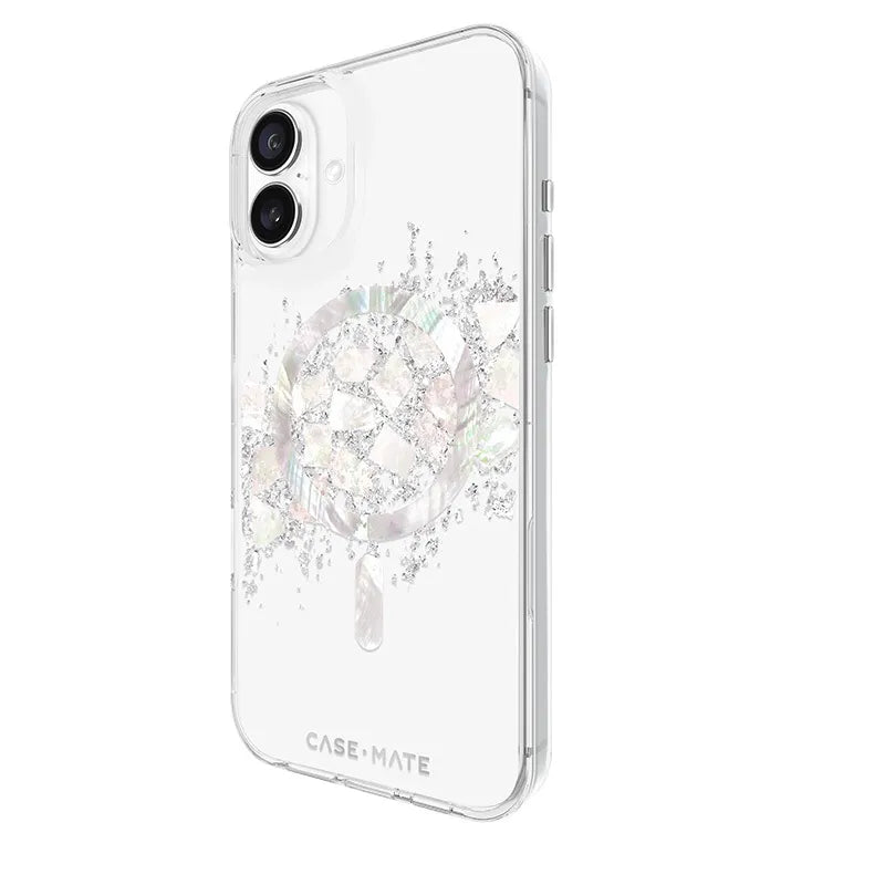 Case-Mate Karat MagSafe – dėklas „iPhone 16 Plus“ su perlamutro intarpais (A Touch of Pearl)