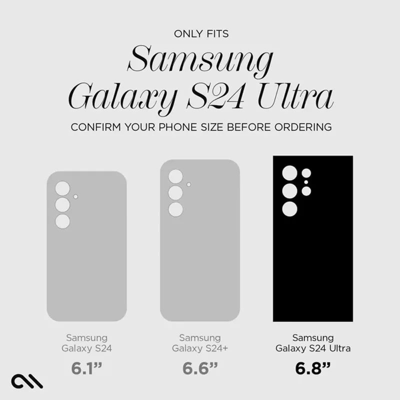 Case-Mate Floral Gems – dėklas Samsung Galaxy S24 Ultra (auksinis)