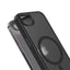 „Crong Hybrid Frost MAG Cover“ – „iPhone 17e“ / „16e“ „MagSafe“ dėklas (juodas)