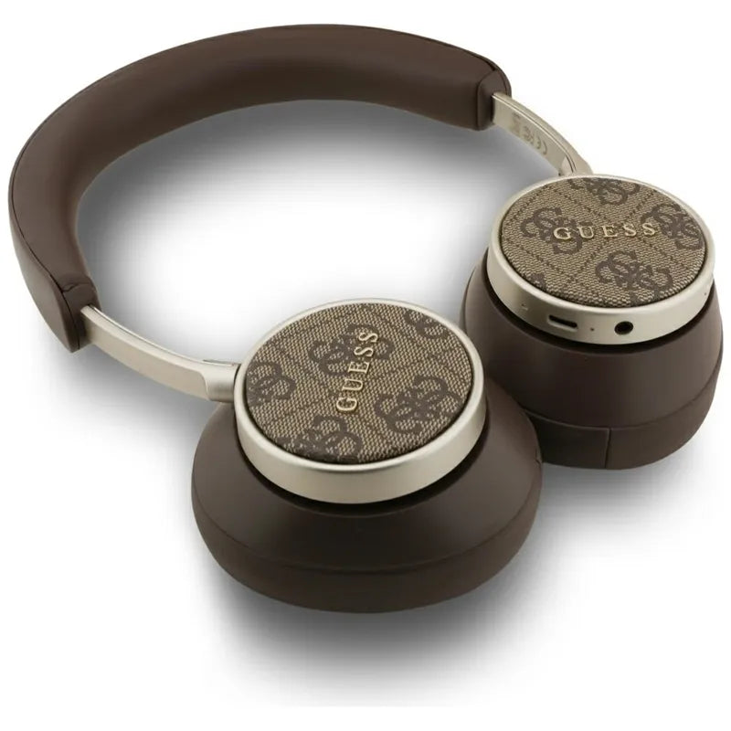 „Guess 4G Classic Logo“ – belaidės „Bluetooth“ ausinės, dengiančios ausis (rudos)