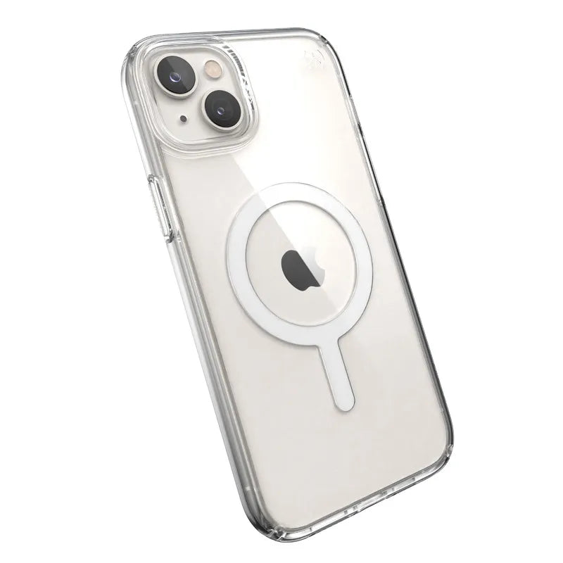 Speck Presidio Perfect-Clear + MagSafe – dėklas, skirtas iPhone 15 Plus / iPhone 14 Plus (skaidrus)