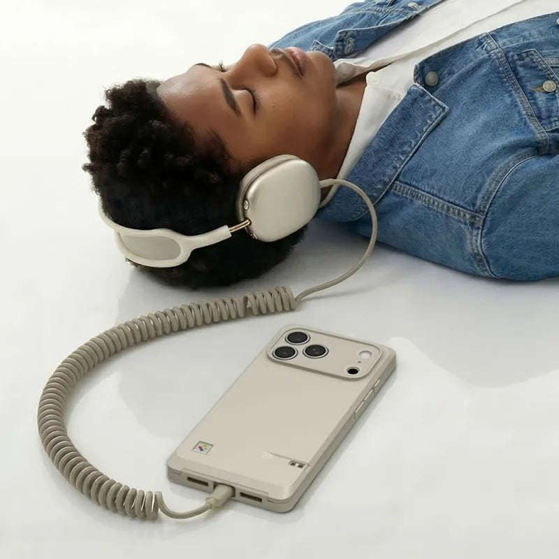 Spigen Classic LS MagSafe – iPhone 17 Pro Max dėklas (smėlio spalvos)
