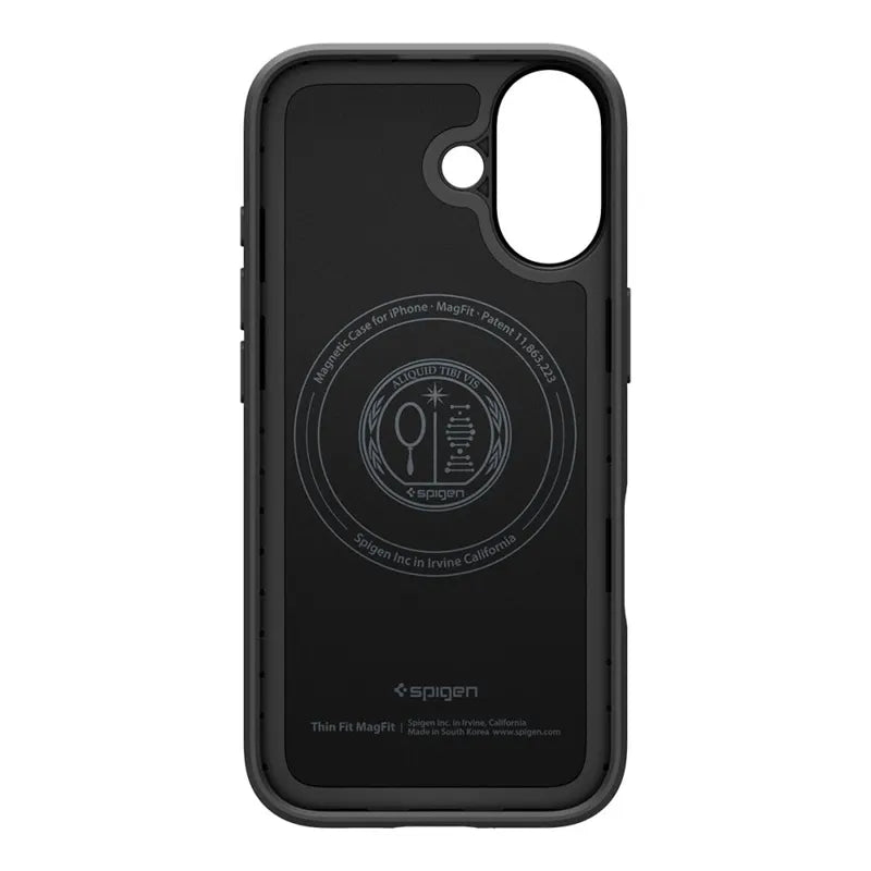 Spigen Thin Fit Mag MagSafe – dėklas iPhone 17 (juodas)