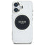 Guess IML Metal Colored Circle Classic Logo MagSafe – dėklas iPhone 16 (juodas)