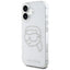 Karl Lagerfeld IML Rhinestones Karl Head – dėklas skirtas iPhone 16 (skaidrus)