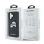 Karl Lagerfeld Monogram Karl & Choupette Head Pin - dėklas iPhone 16 (juodas)