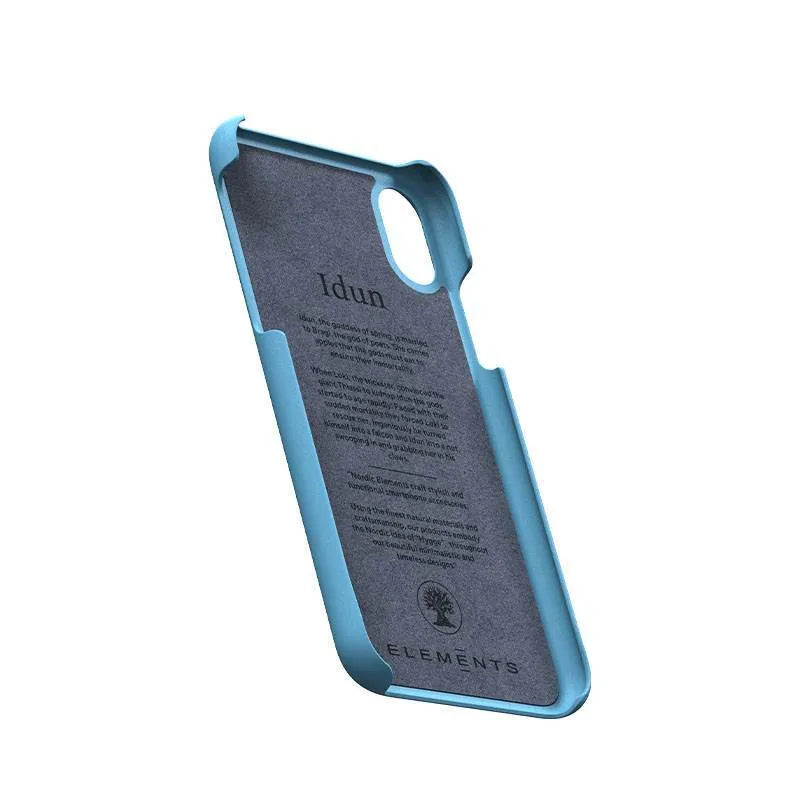 Nordic Elements Saeson Idun – dėklas iPhone Xs / X telefonui (petrolio spalvos)