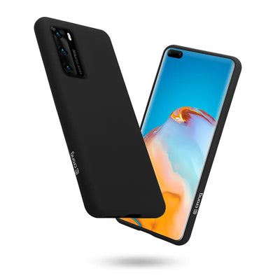Crong Color Cover - dėklas Huawei P40 (juodas)