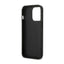 US Polo Assn Leather Stitch – dėklas iPhone 14 Pro (tamsiai mėlynas)