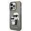 Karl Lagerfeld IML Glitter NFT Karl & Choupette – Dėklas, skirtas iPhone 14 Pro Max (Juodas)