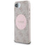Guess 4G Circle Classic Logo MagSafe – dėklas iPhone 16e (rožinis)