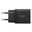 Spigen Essential EE472EU GaN Pro – 2x USB-C 47W sieninis įkroviklis (juodas)