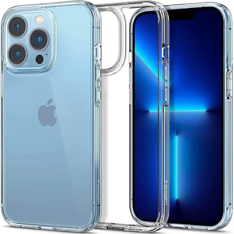 Spigen Ultra Hybrid – dėklas, skirtas iPhone 13 Pro (skaidrus)