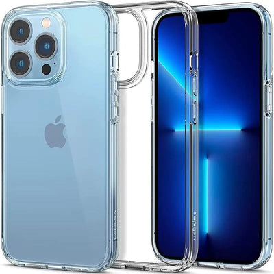 Spigen Ultra Hybrid – dėklas, skirtas iPhone 13 Pro (skaidrus)