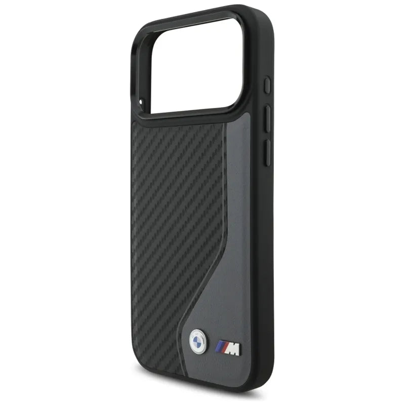 BMW M Carbon Logo MagSafe dėklas iPhone 17 Pro Max (antracito spalvos)