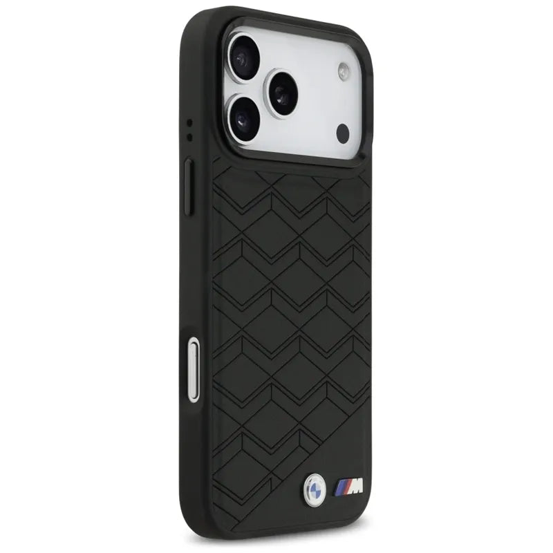 BMW M Shape Logo MagSafe – dėklas iPhone 17 Pro Max (juodas)
