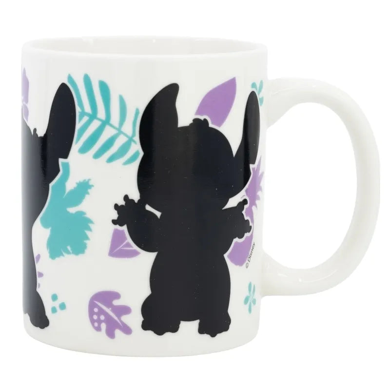 Disney Stitch – Spalvą keičiantis keraminis puodelis dovanų dėžutėje iš Stitch & Angel kolekcijos, 325 ml