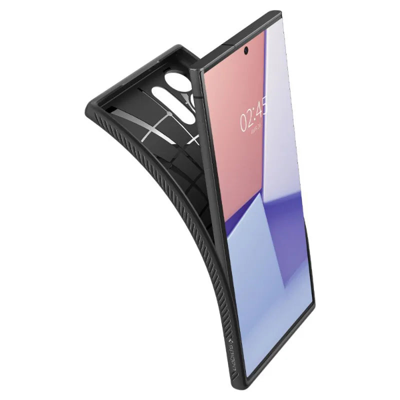 Spigen Liquid Air – dėklas Samsung Galaxy S23 Ultra (matinė juoda)