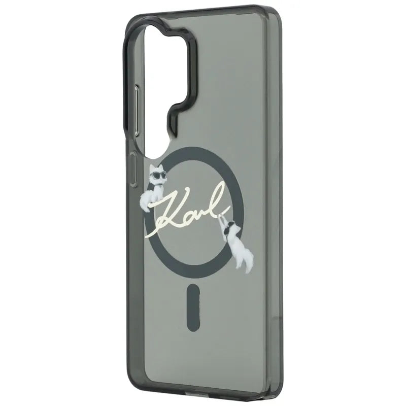 Karl Lagerfeld IML KC Script MagSafe – dėklas Samsung Galaxy S26 Ultra (juodas)