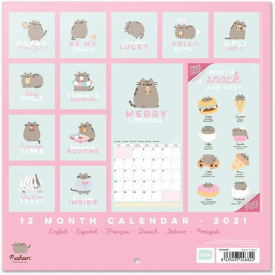 Pusheen – 2021 m. kasdienio planavimo kalendorius iš „Foodie“ kolekcijos