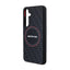 AMG Silicone Carbon Pattern MagSafe – dėklas Samsung Galaxy S24+ (juodas)
