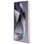 Karl Lagerfeld Saffiano Full Wrapped Elongated Metal Logo MagSafe – dėklas Samsung Galaxy S25 Ultra telefonui (rožinis)