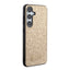Guess Glitter Flakes Metal Logo dėklas – dėklas Samsung Galaxy S24 (auksinis)