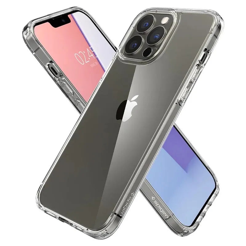 Spigen Ultra Hybrid – dėklas, skirtas iPhone 13 Pro (skaidrus)