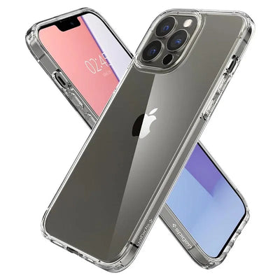 Spigen Ultra Hybrid – dėklas, skirtas iPhone 13 Pro (skaidrus)