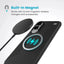 Speck Presidio2 Grip Magnet – dėklas Samsung Galaxy S25 Edge su MagSafe (juodas/pilkas/baltas)