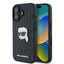 Karl Lagerfeld Monogram Karl Head Pin – dėklas iPhone 16 (juodas)