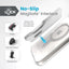 Speck Presidio Perfect-Clear ClickLock & MagSafe - dėklas iPhone 15 Plus / iPhone 14 Plus (skaidrus / chromuota apdaila / Serene Silver)