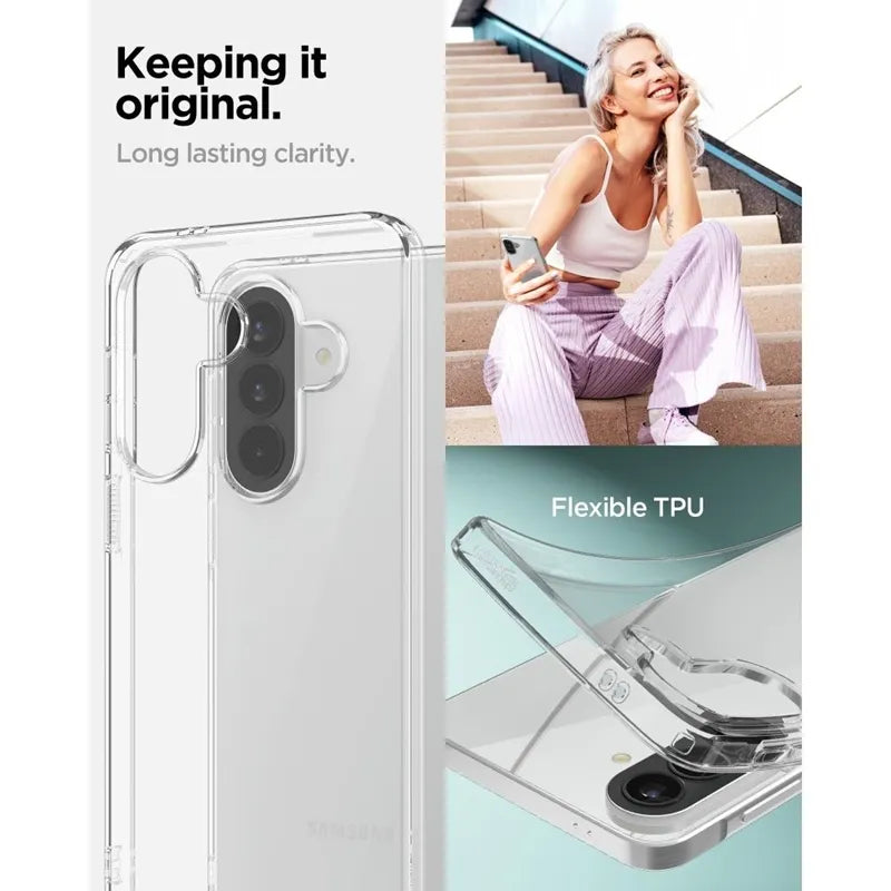 Spigen Liquid Crystal – dėklas, skirtas Samsung Galaxy A57 5G (skaidrus)