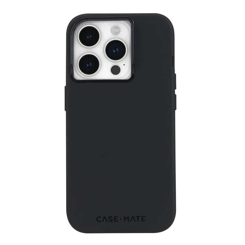 Case-Mate Silicone MagSafe – Dėklas iPhone 15 Pro (Juodas)