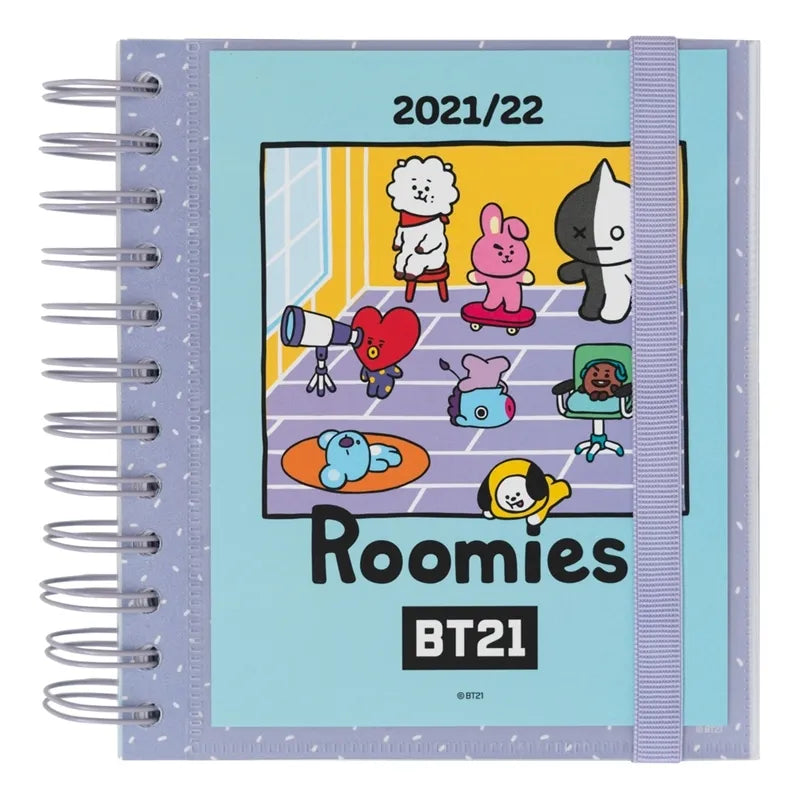 BT21 – Mokslo metų 2021/2022 kalendorius (mėlynas)