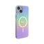 Dėklas Guess IML Iridescent MagSafe – iPhone 15 (violetinis)
