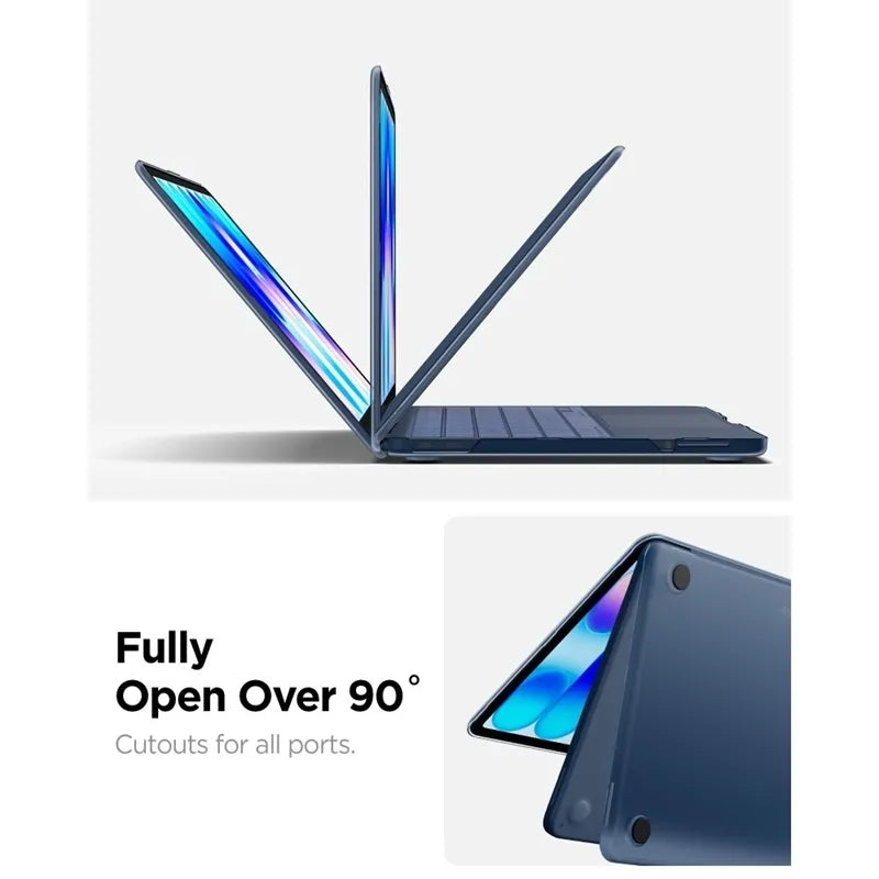 „Spigen AirSkin“ – „MacBook Neo“ dėklas (Frost Indigo)