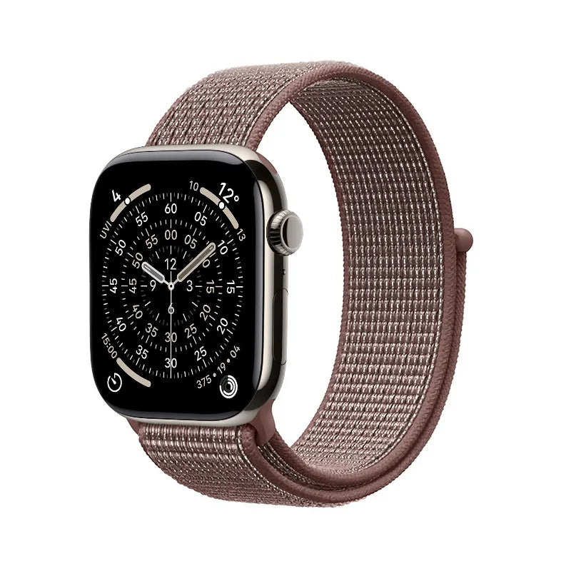 Crong Nylon – Sportinė apyrankė „Apple Watch“ 38/40/41/42 mm (Smokey Mauve)