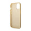 Guess Glitter Flakes Metal Logo dėklas – Dėklas skirtas iPhone 14 Plus (auksinis)