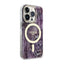Guess Leopard MagSafe – dėklas iPhone 14 Pro (rožinis)