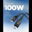 Spigen EB10015CC Essential - USB-C į USB-C PD laidas 100W 1.5m (Juodas)
