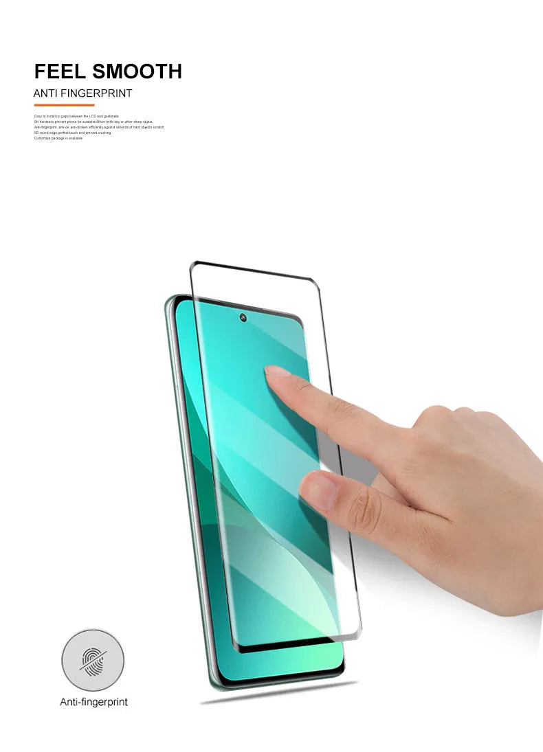 Mocolo 3D 9H Full Glue – apsauginis stiklas visam Xiaomi 12 Pro ekranui (juodas)