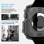 Spigen Rugged Armor – Dėklas Apple Watch 10 46 mm (tamsiai pilkas)