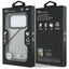 BMW M Tricolor Metal Logo MagSafe – iPhone 17 Pro dėklas (pilkas)
